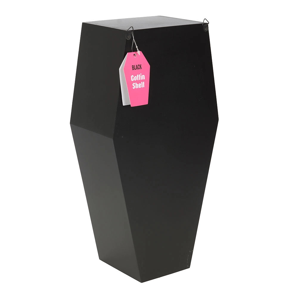 40cm Black Coffin Shelf