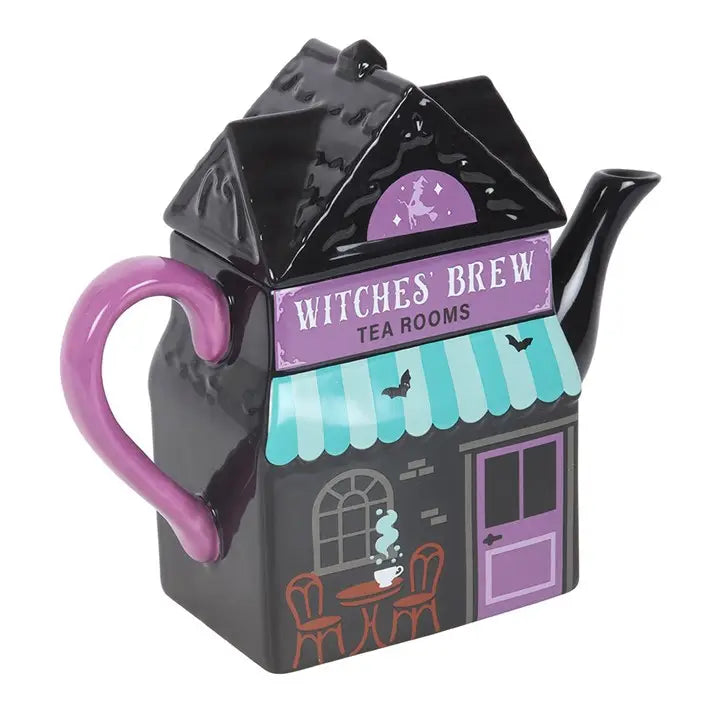 Witches' Brew Tea Room Halloween Teapot