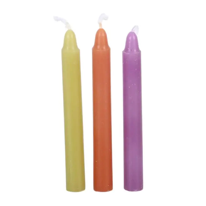 Pack of 12 Mischief and Magic Halloween Spell Candles