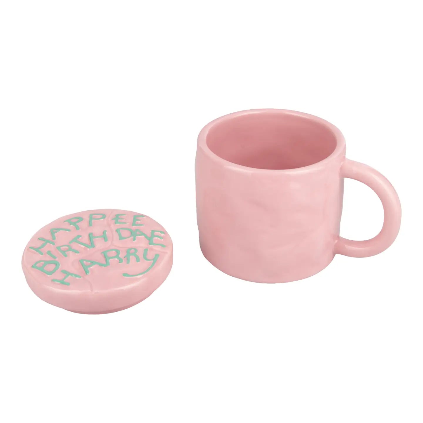 Happee Birthdae Cake Mug with Lid