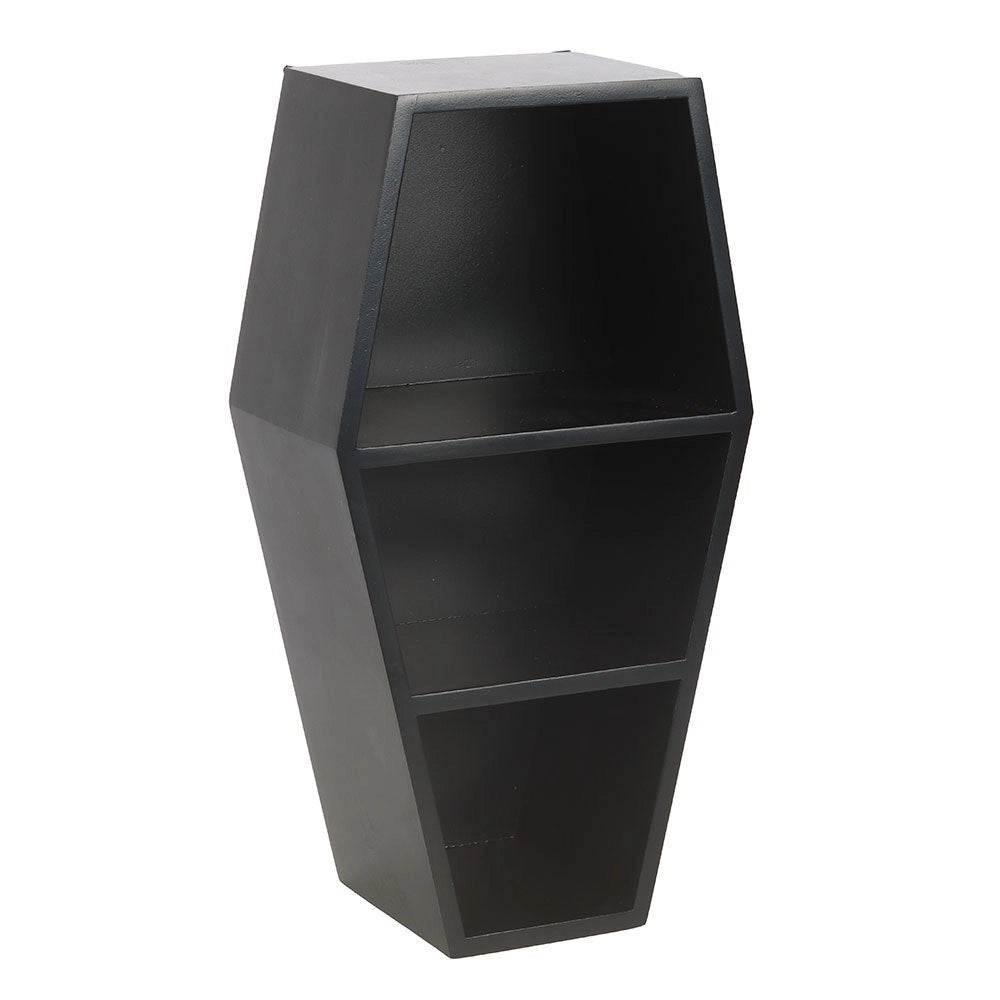 40cm Black Coffin Shelf