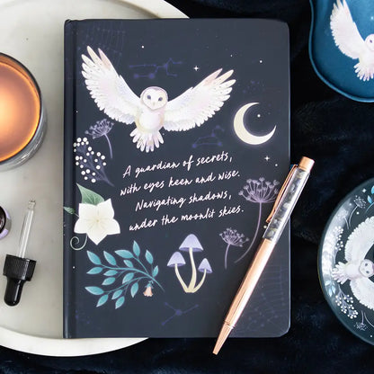 Night Owl Journal with Sodalite Pen