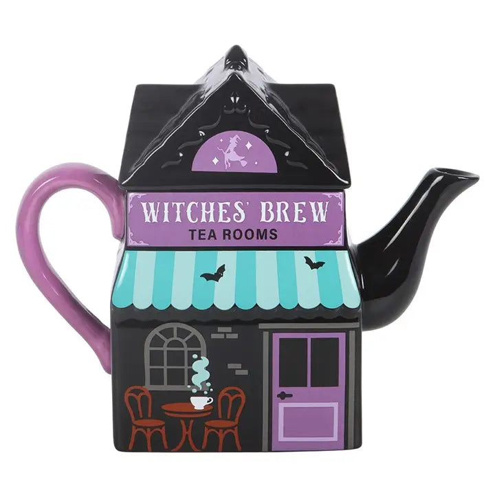 Witches' Brew Tea Room Halloween Teapot