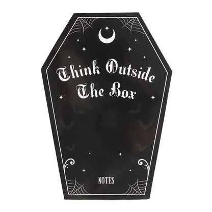 Gothic Coffin Shaped Notebook