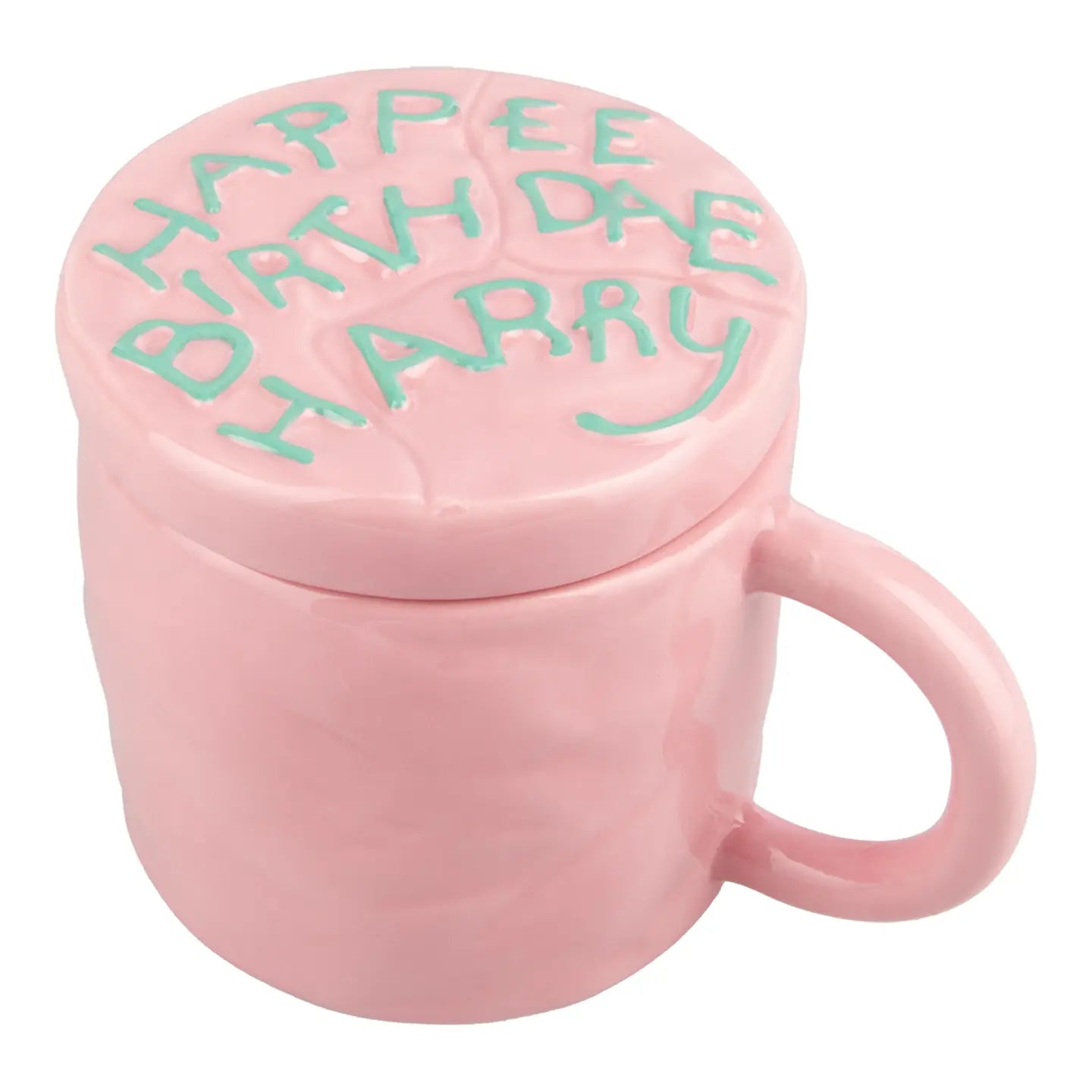 Happee Birthdae Cake Mug with Lid