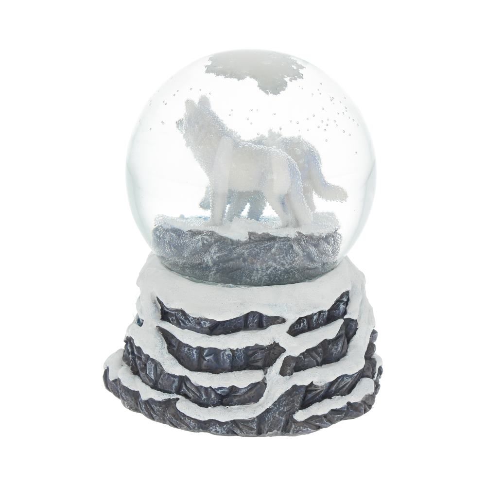 Lisa Parker Warriors of Winter Wolf Snowglobe