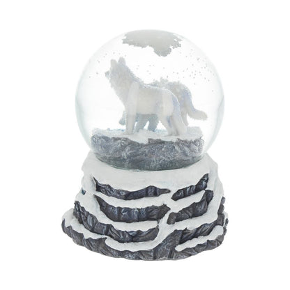Lisa Parker Warriors of Winter Wolf Snowglobe