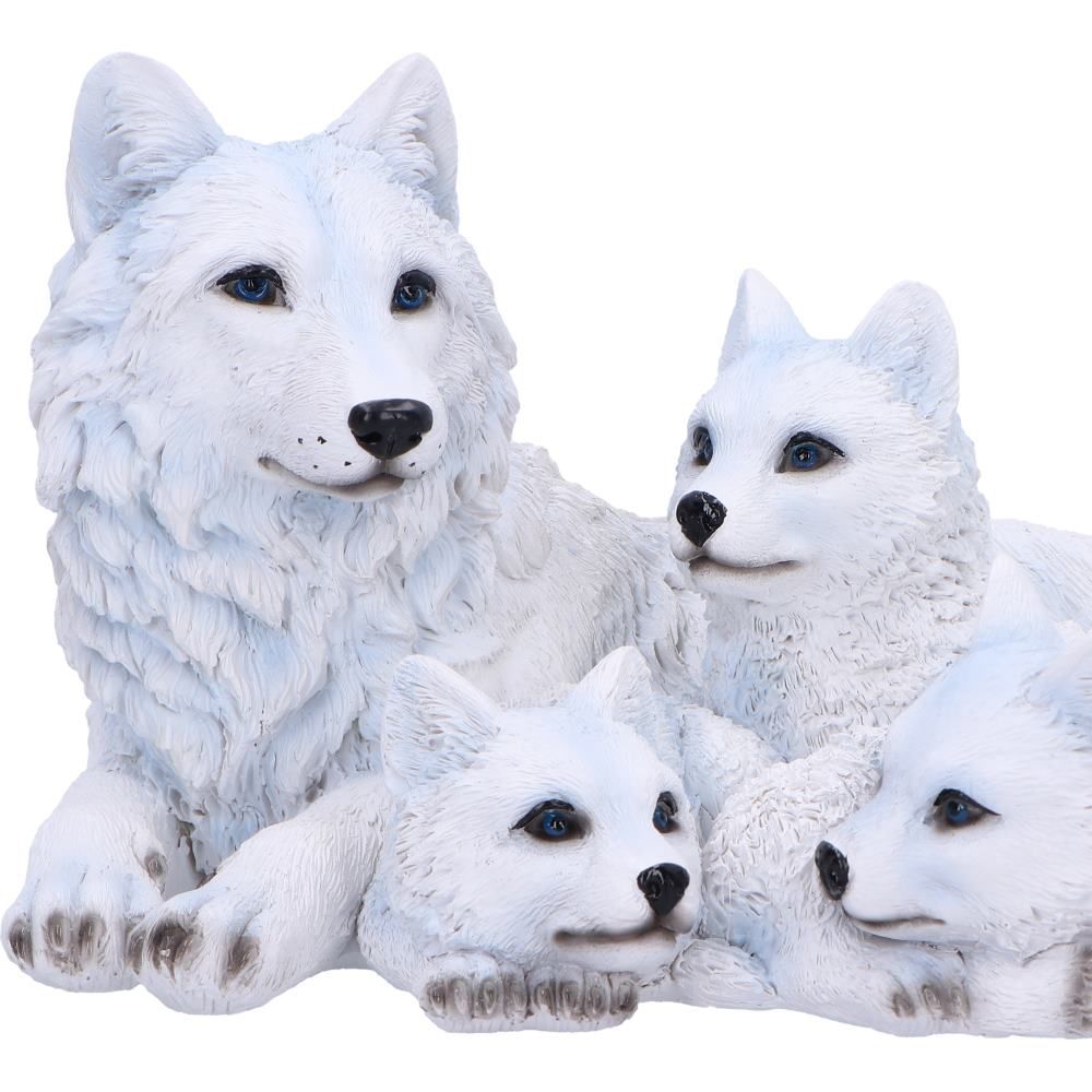 Pups Protection Mother Wolf and Cubs Figurine 20.5cm