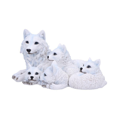 Pups Protection Mother Wolf and Cubs Figurine 20.5cm