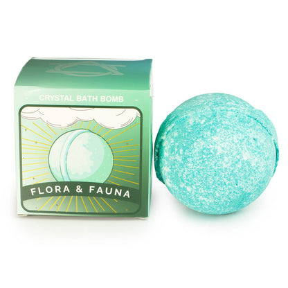 Crystal Bath Bombs with Hidden Gemstones