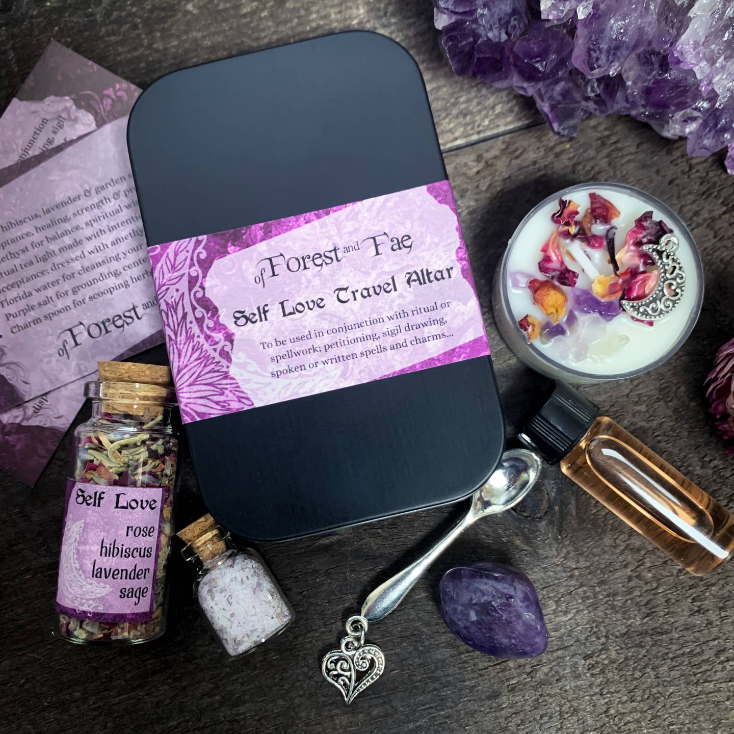 Self Love Travel Altar • Ritual Witchcraft Kit • Diy