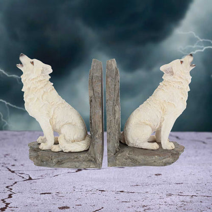 Wardens of the North White Wolf Bookends