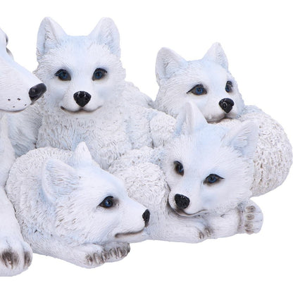 Pups Protection Mother Wolf and Cubs Figurine 20.5cm