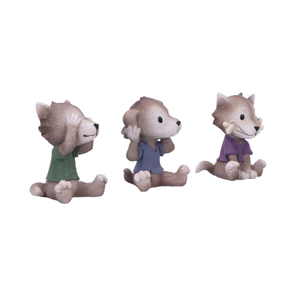 Three Wise Werewolf Collectible Figurines 7.5cm