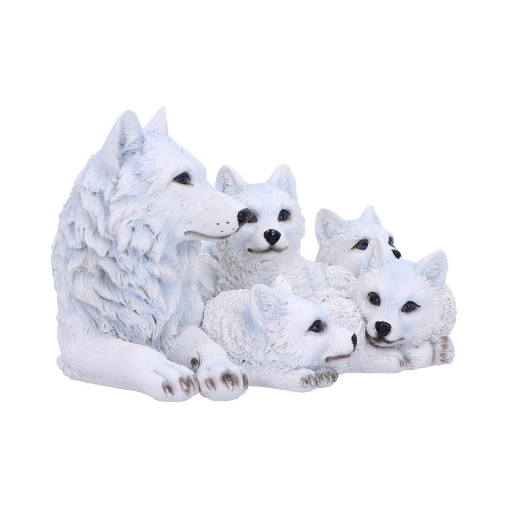 Pups Protection Mother Wolf and Cubs Figurine 20.5cm