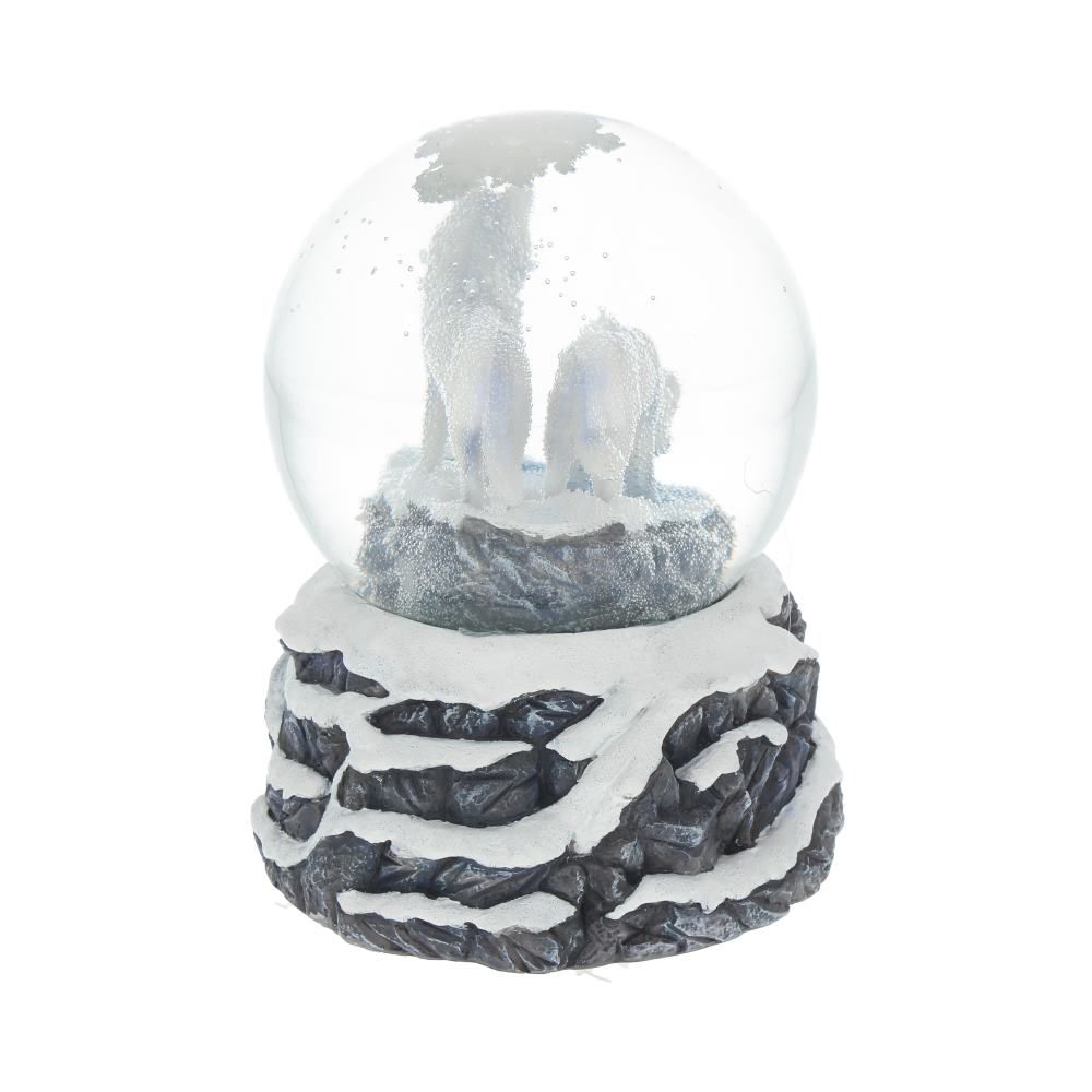 Lisa Parker Warriors of Winter Wolf Snowglobe