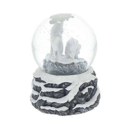 Lisa Parker Warriors of Winter Wolf Snowglobe