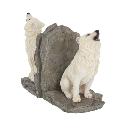 Wardens of the North White Wolf Bookends