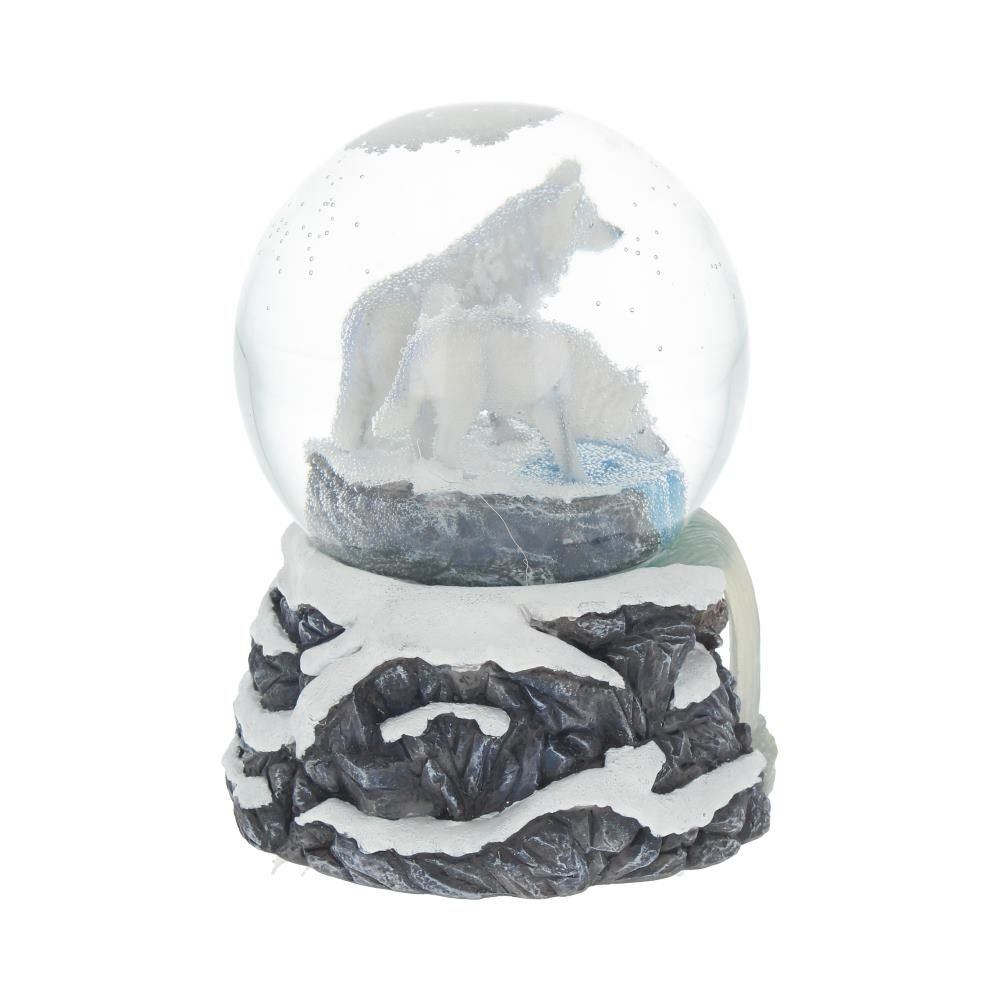 Lisa Parker Warriors of Winter Wolf Snowglobe