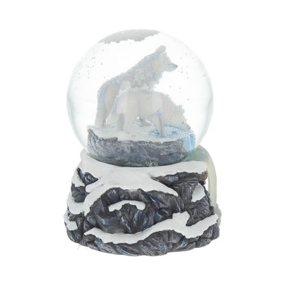 Lisa Parker Warriors of Winter Wolf Snowglobe