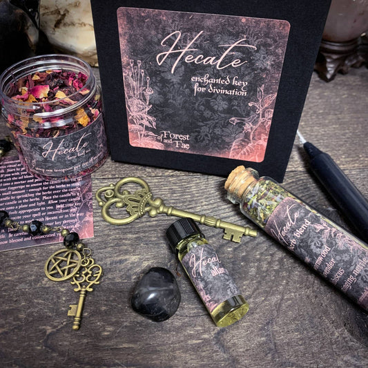Hecate Enchanted Key Diy Kit • Witch Kit For Ritual & Spells