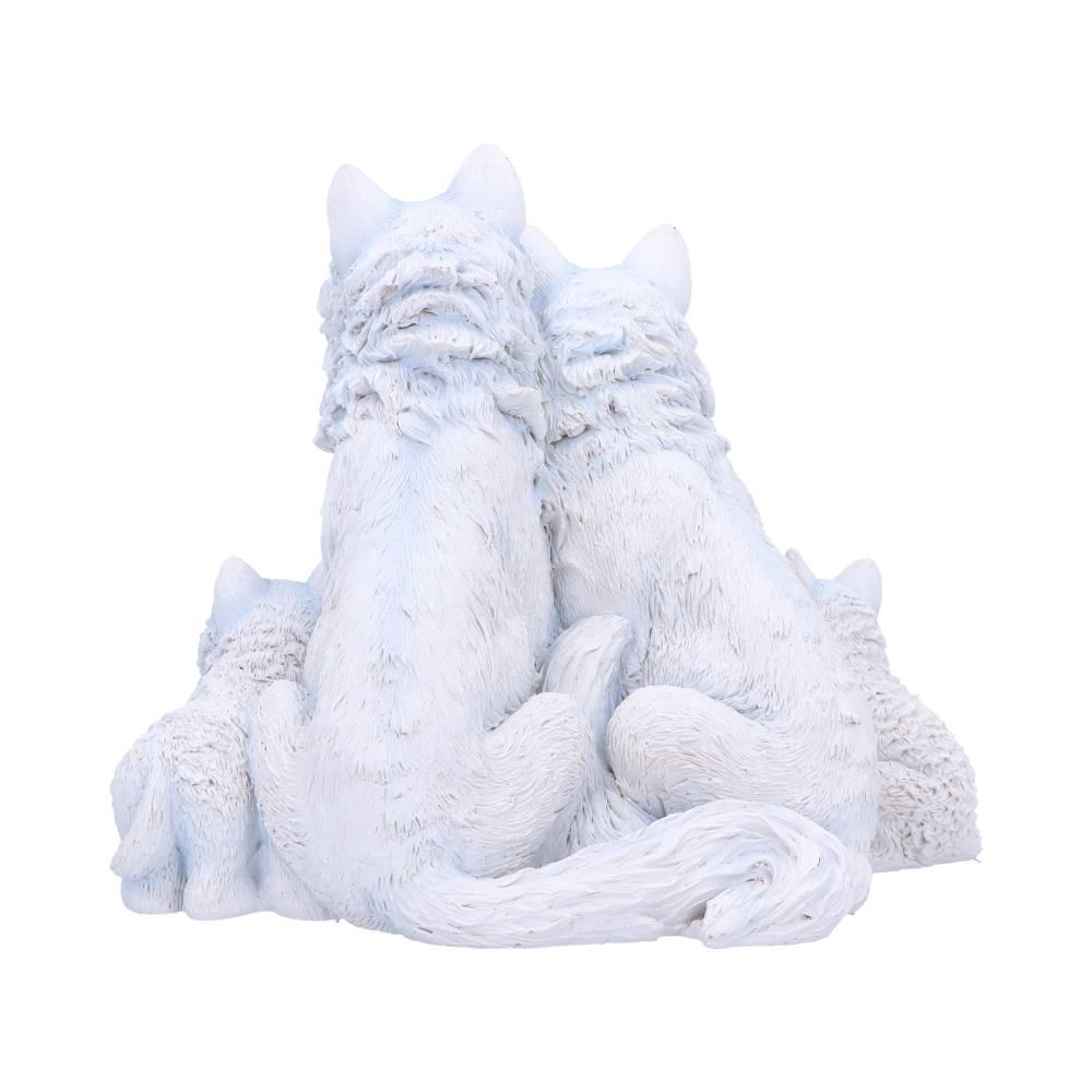 Protected Pups Wolf and Cubs Figurine