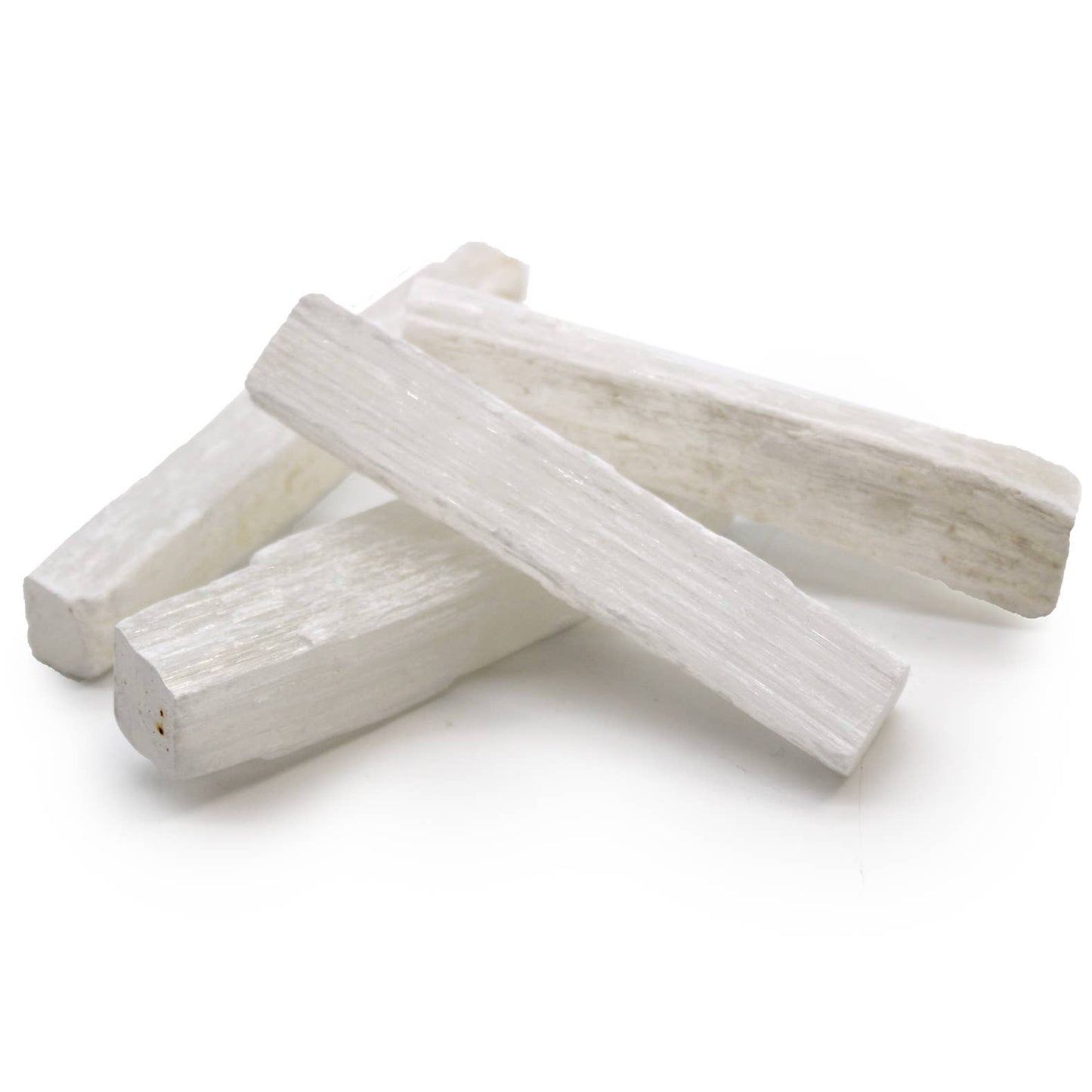 Selenite Stick Raw Crystal - Natural Stone 10 cm (4 Inch)